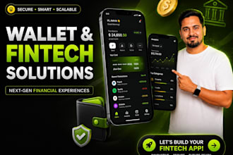 develop fintech app digital wallet app payment app for android app ios app