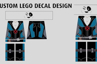 do lego model lego decal sticker minifigure sets uv pad print with instructions