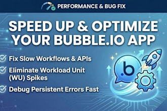 fix slow bubble io app performance and optimize bubble web app workload units