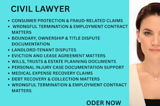 manage insurance arbitration, compensation, accident and injury claim filings
