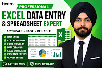 do excel data entry formulas and spreadsheet work