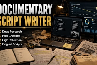 write engaging youtube documentary scripts
