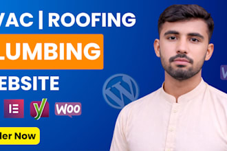 create roofing, contractor, construction, hvac, plumbing website