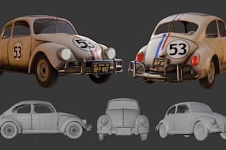 3d modelling sculpting  character design stylized