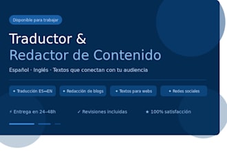 escribire o traducire lo que quieras