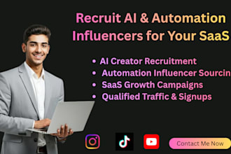 recruit ai and automation influencers for your saas brand