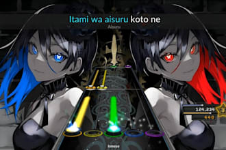 chart any song you want in clone hero, yarg, osu, rockband and beat saber
