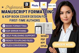 format manuscript, self publishing guide, print book layout kdp ebook formatting