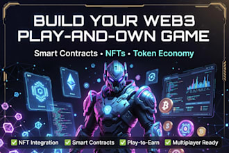 build your web3 play and own game with smart contracts and nfts