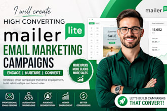 create go high level converting mailerlite email marketing campaigns