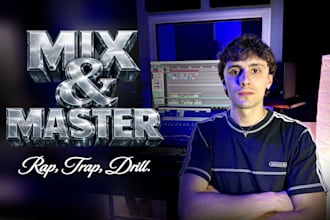 mix and master your trap rap and drill song