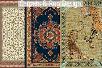 create unique carpets and rug design