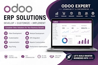 develop customize and implement odoo erp solutions