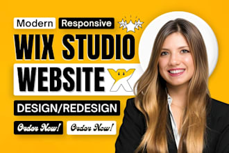 design modern wix studio wix website redesign responsive wix business website
