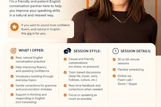 help you improve your english conversation skills