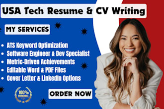 write resume cover letter ats resume tech resume engineer resume USA job resume