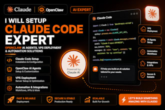 setup claude code, openclaw ai agents, vps deployment and automation