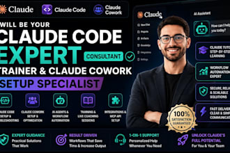 be your claude code expert, consultant, trainer and claude cowork setup