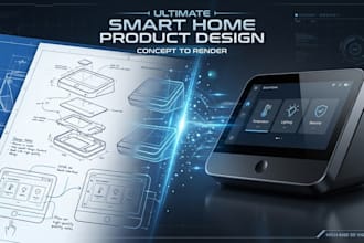 create 3d design for smart home products with human centered innovation