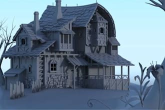 create maya ue5  blender 3d animation cinematic vfx render character environment