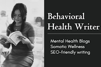 write compassionate behavioral health and therapy content