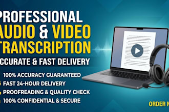 do audio transcription and video transcription accurately