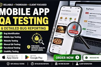 perform mobile app QA testing and detailed bug reporting identify usability
