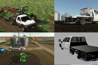build custom farming simulator fs19 fs22 fs25 maps with field building road