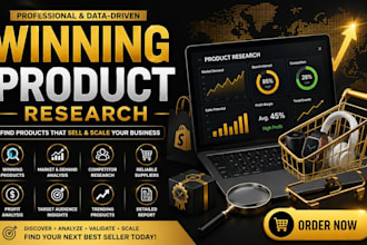do profitable product research for ecommerce business