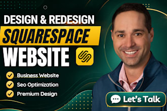 design modern squarespace website, squarespace redesign, website development