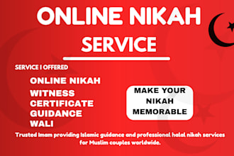 be imam nikah for online nikah officiate valid nikah muslim marriage witness