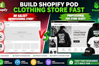 build shopify pod clothing store printify product upload pod store shopify pod