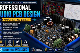 design high quality audio pcb and amplifier circuit boards