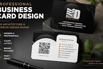 design business card digital card qr code vcard in 24 hours