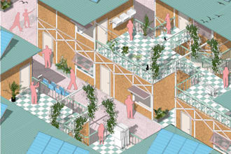 create architectural illustrations and isometric drawings