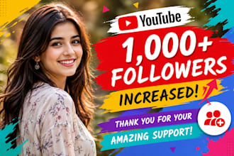 promote 1,000 youtube followers manually