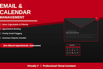 be your virtual assistant for email and calendar management