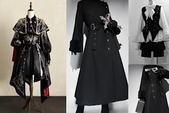 sew custom cosplay costume cloth design fabric cosplay anime cosplay creation