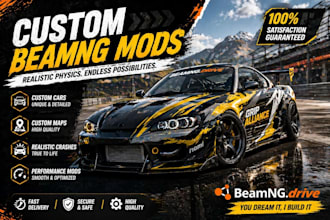 create and optimize realistic beamng mods for better performance