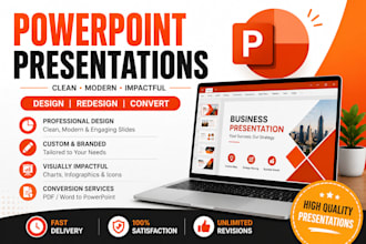 design modern powerpoint presentation