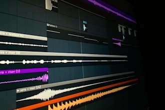 produce a hard, dark rap beat for you