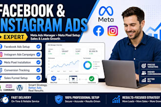 setup facebook ads campaign instagram meta ads pixel manager peptide ads expert