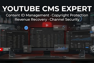set up youtube cms and mcn for channel growth