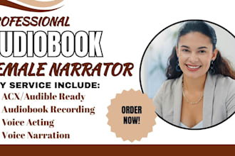 be your american female audiobook narrator for acx and audible