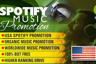 promote sportify music promotion ads stream followers monthly listeners