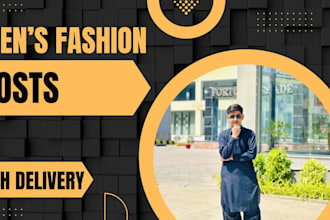 design mens fashion instagram posts for your brand