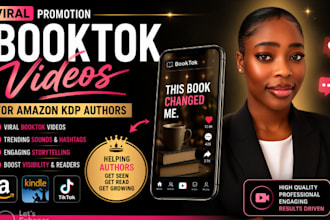create a viral booktok video for an amazon KDP book promotion