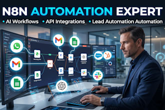 build n8n workflows and automate your business processes