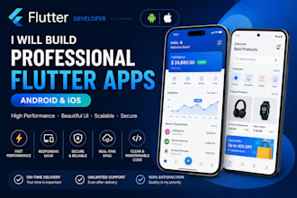 develop mobile app with flutter