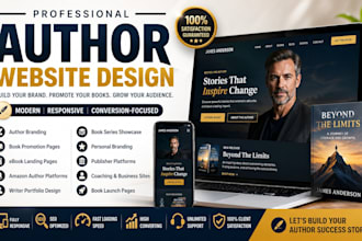 design author website, book author website, book website, ebook website, amazon